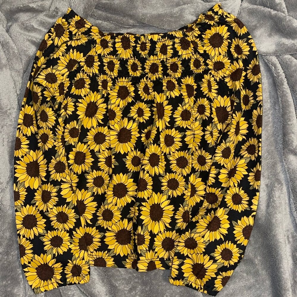 -kids 5t sunflower blouse